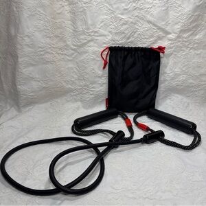Peloton Resistance Band with Carrying Case RED Non-Slip Handles